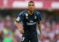 GRANADA, SPAIN - MAY 06:  Danilo of Real Madrid CF ilooks on during the La Liga match between Granada CF v Real Madrid CF at Estadio Nuevo Los Carmenes on May 6, 2017 in Granada, Spain.  (Photo by Aitor Alcalde/Getty Images)